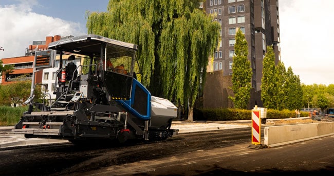Smooth Debut for First All-Electric Highway-Class Paver SD25 80C e in the Netherlands